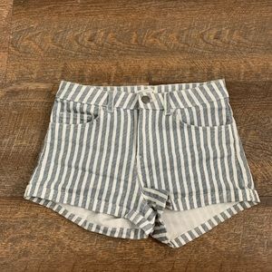 H&M stripe shorts